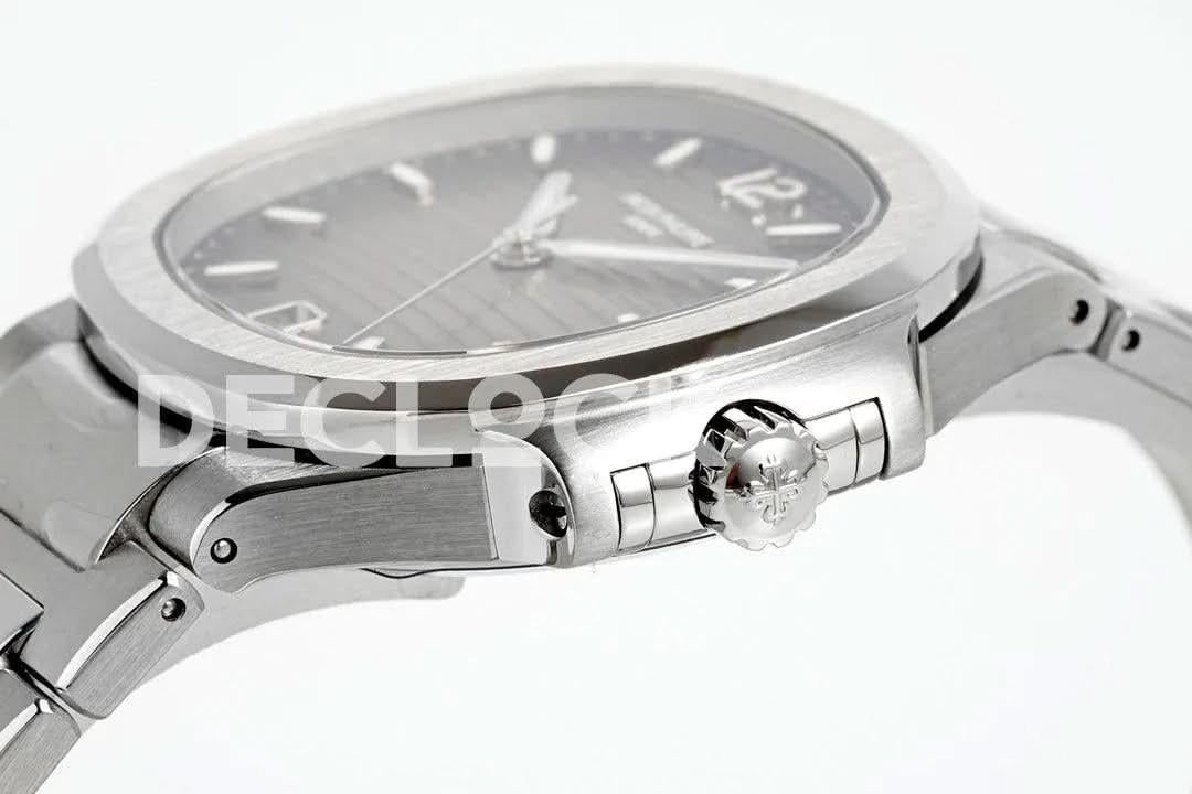 Replica Pattek Philippe Nautilus 7118 Ladies SS Brown Dial |  Declock.