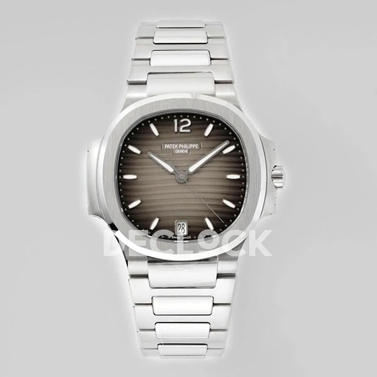 Replica Pattek Philippe Nautilus 7118 Ladies SS Brown Dial |  Declock.