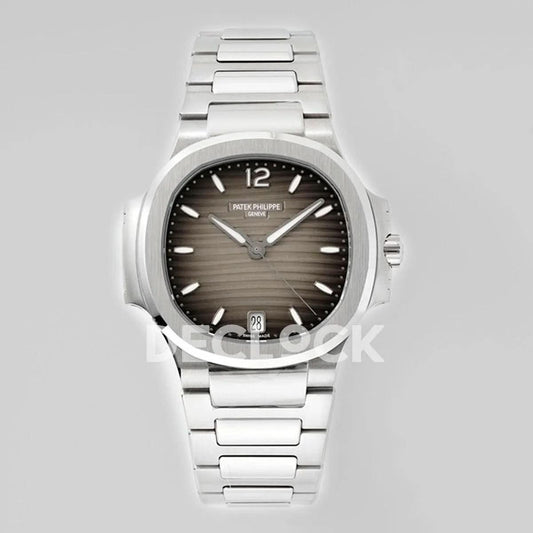 Replica Pattek Philippe Nautilus 7118 Ladies SS Brown Dial | Declock.