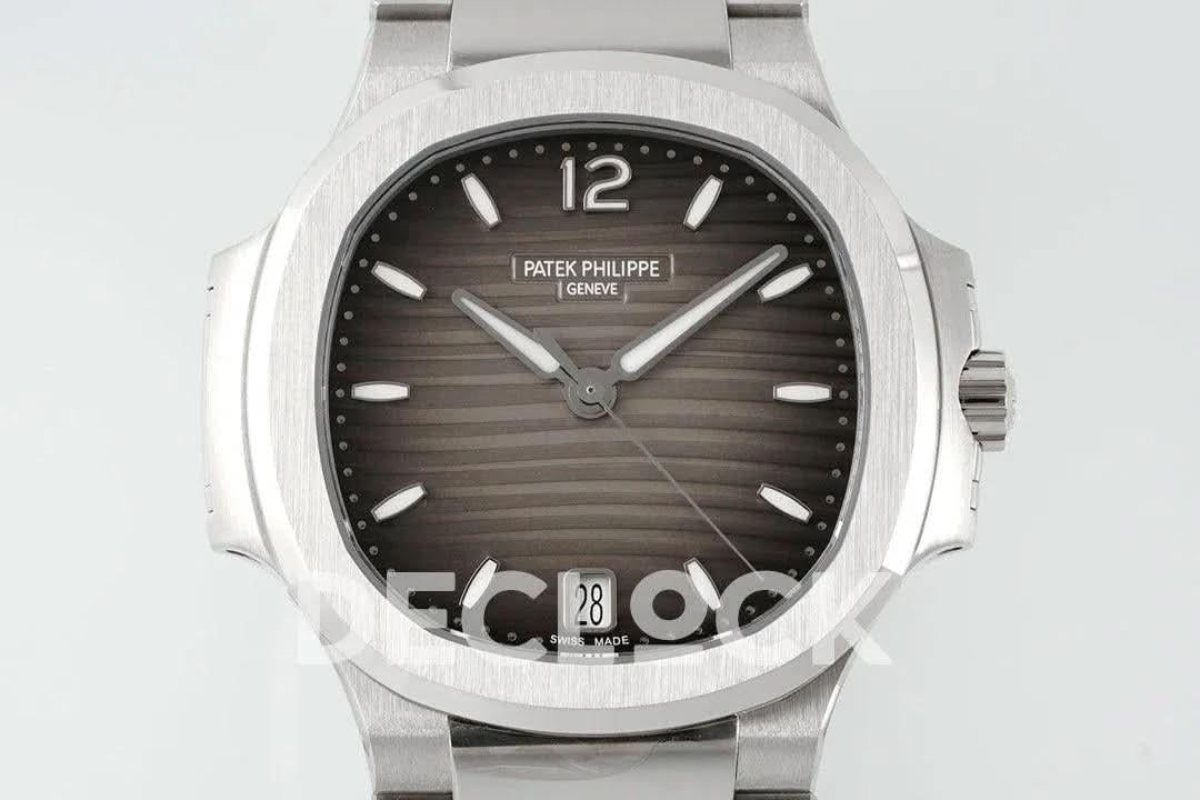 Replica Pattek Philippe Nautilus 7118 Ladies SS Brown Dial |  Declock.