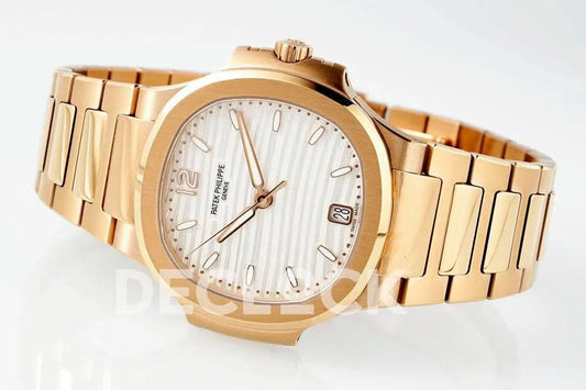 Replica Pattek Philippe Nautilus 7118 Ladies RG | Declock.