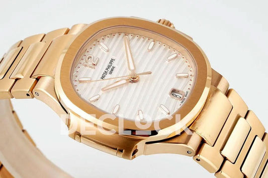 Replica Pattek Philippe Nautilus 7118 Ladies RG | Declock.