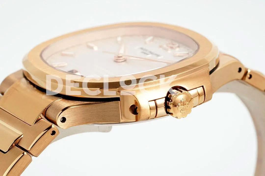 Replica Pattek Philippe Nautilus 7118 Ladies RG |  Declock.