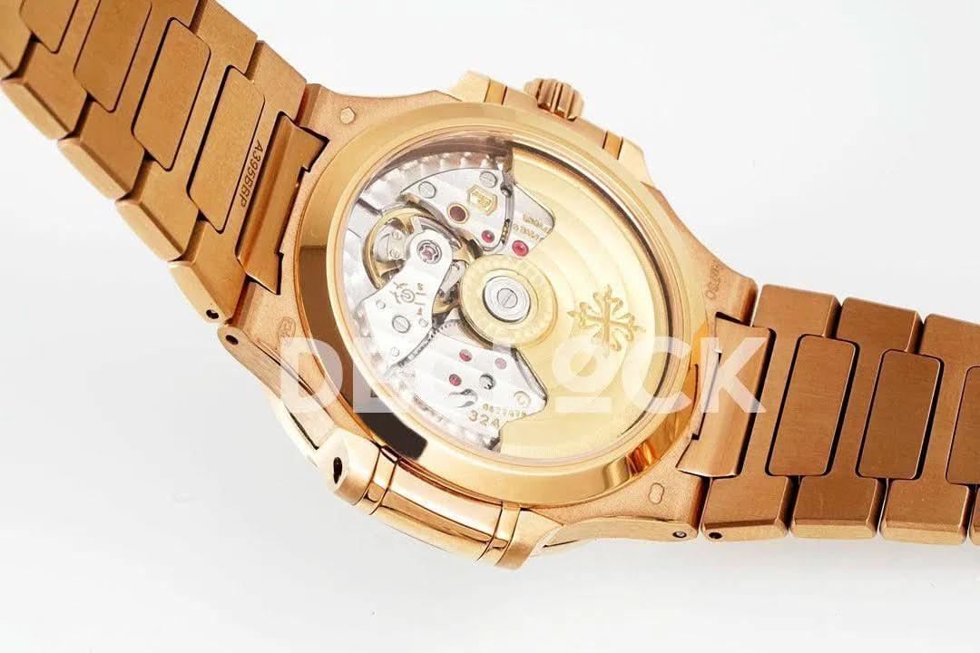 Replica Pattek Philippe Nautilus 7118 Ladies RG Diamond Bezel |  Declock.