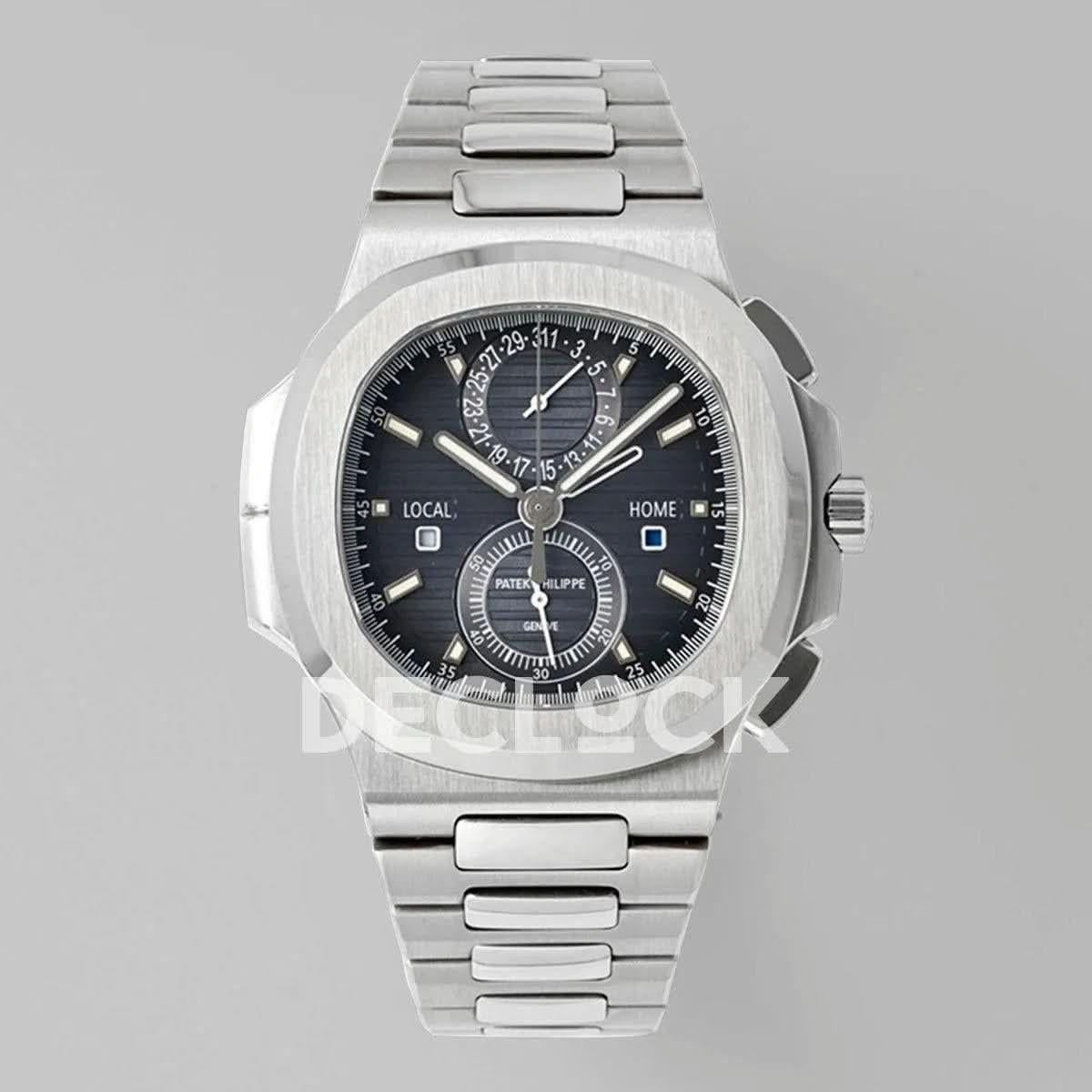 Replica Pattek Philippe Nautilus 5990 SS Blue Dial on SS Bracelet |  Declock.