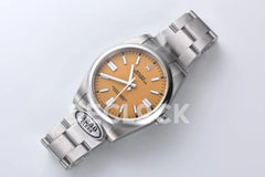 Replica Rolex Oyster Perpetual 41mm Orange Dial 124300