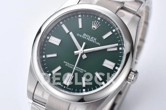 Replica Declock Oyster Perpetual 41mm Green Dial 124300 |  Declock.