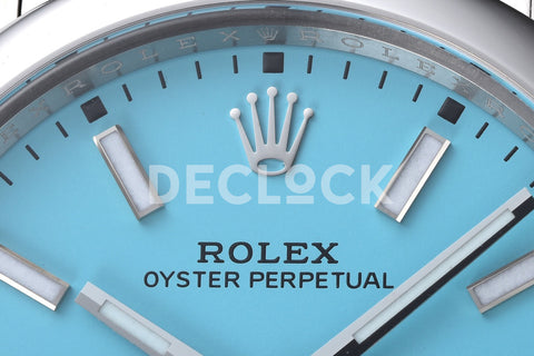 Oyster Perpetual 41mm Turquoise Blue Dial 124300