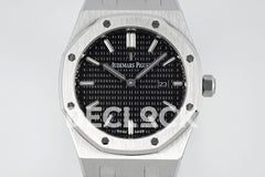 Royal Oak 33mm 67651OR SS Diamond Bezel Black Dial
