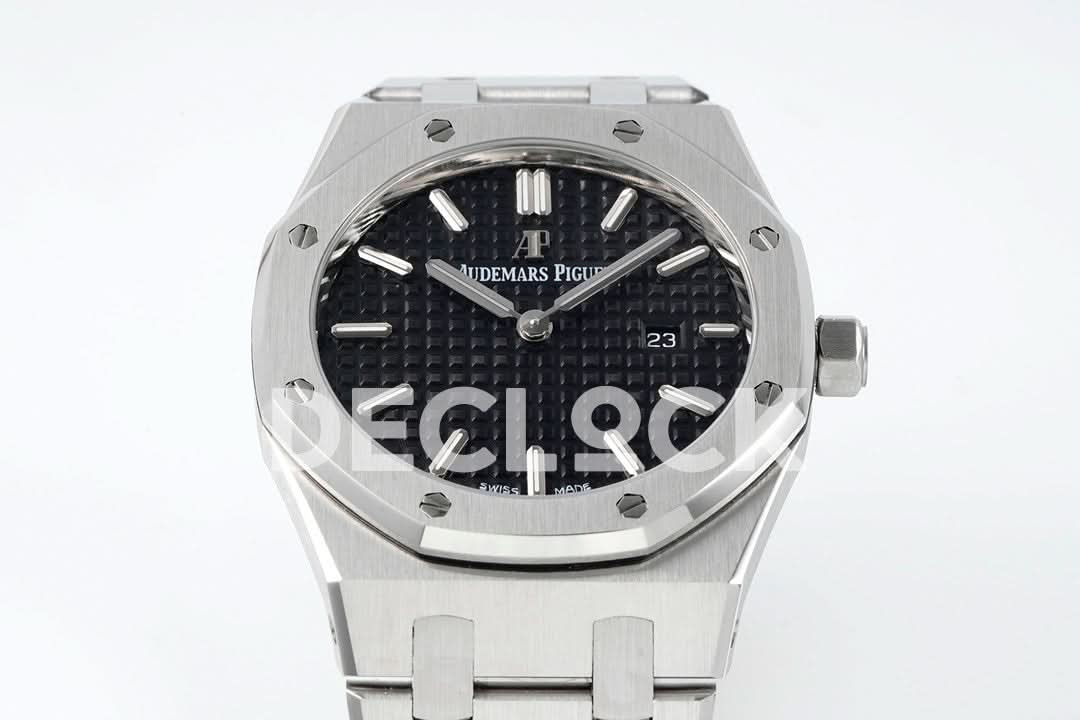 Royal Oak 33mm 67651OR SS Diamond Bezel Black Dial