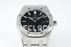 Royal Oak 33mm 67651OR SS Diamond Bezel Black Dial