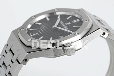 Royal Oak 33mm 67651OR SS Diamond Bezel Black Dial