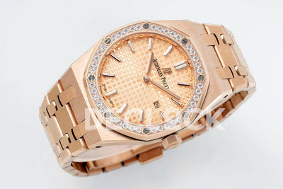 Royal Oak 33mm 67651OR RG Diamond Bezel RG Dial