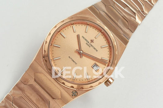 Replica Vacheron Constantin Les Historiques 222 Champagne Dial in Rose Gold | Declock.