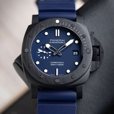 PAM1232 Submersible QuarantaQuattro Carbotech™ Blu Abisso 44mm