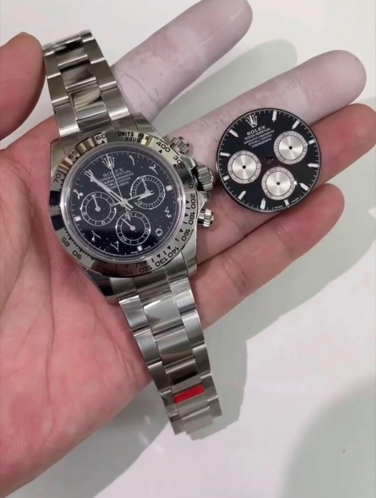 Replica Rolex Daytona 116520 Steel in Onyx Dial "Midnight" |  Declock.