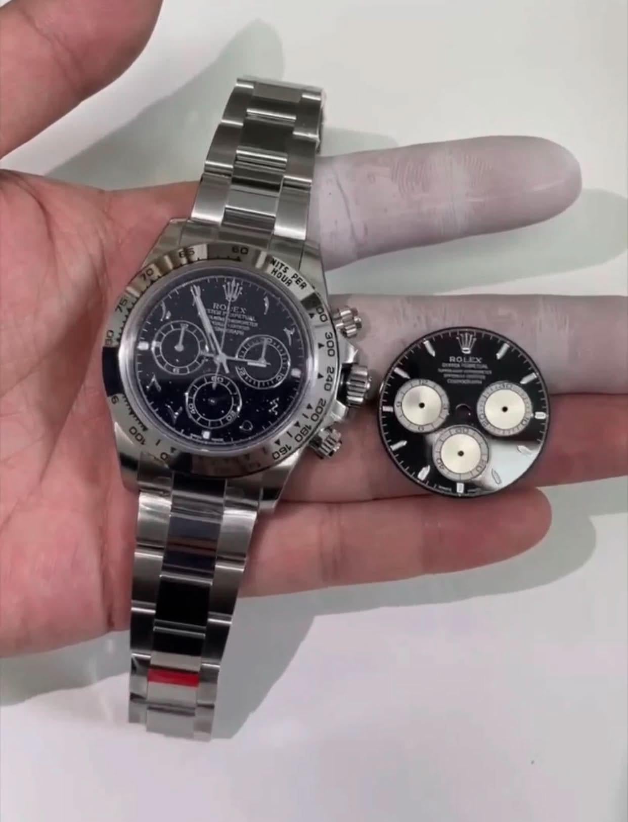 Replica Rolex Daytona 116520 Steel in Onyx Dial "Midnight" |  Declock.