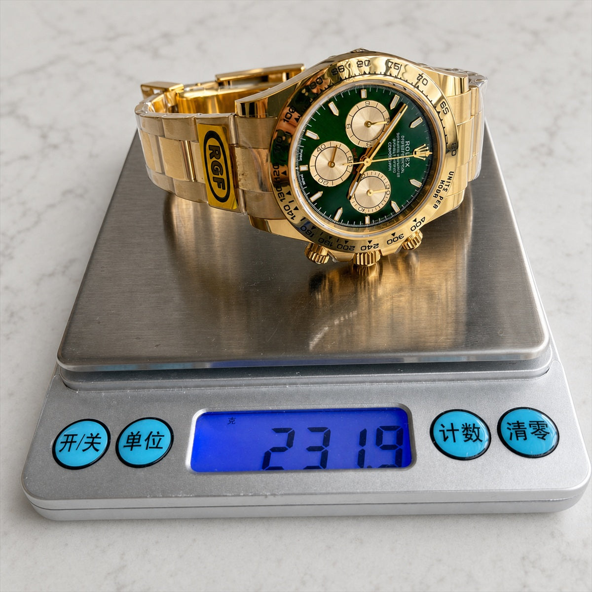 Enhanced Weight + Gold Plated