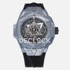 Big Bang Sang Bleu II Grey Magic Black Strap