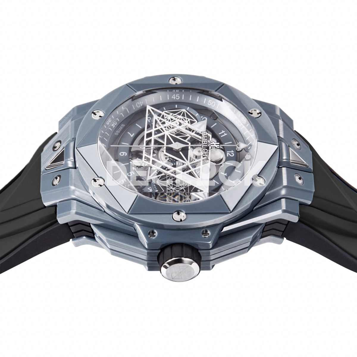 Big Bang Sang Bleu II Grey Magic Black Strap