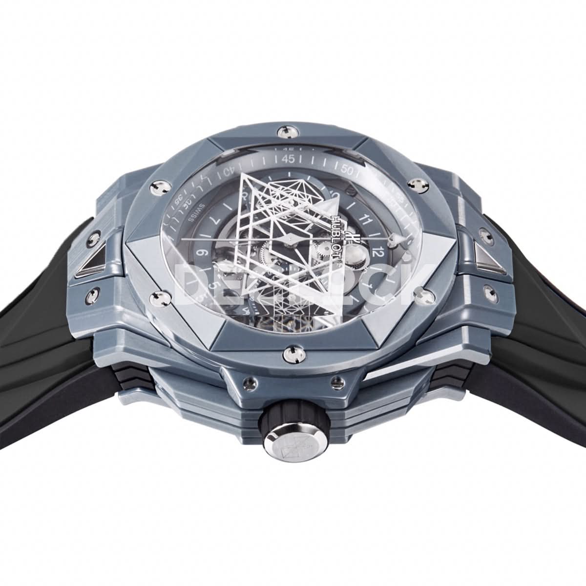 Big Bang Sang Bleu II Grey Magic Black Strap