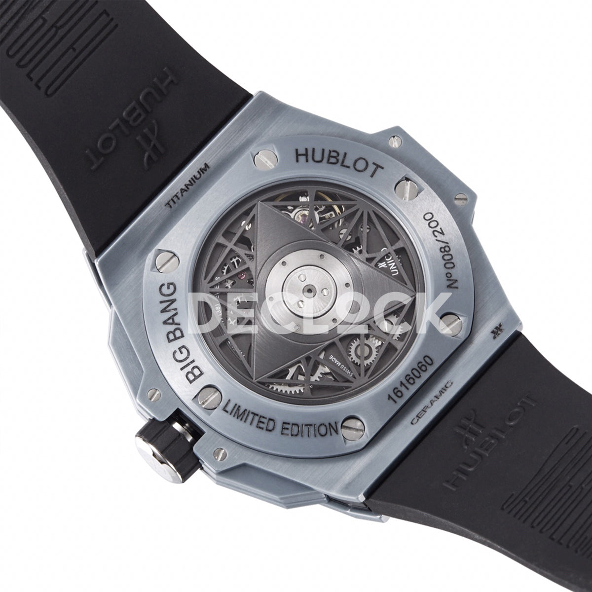 Big Bang Sang Bleu II Grey Magic Black Strap