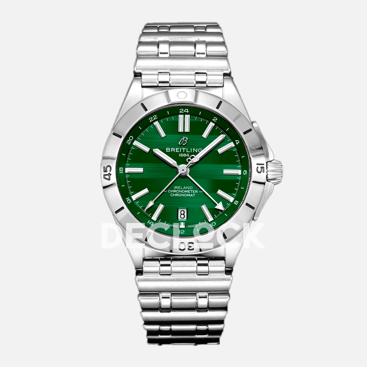 Breitling Chronomat Automatic GMT 40 Gree Dial 'Ireland'