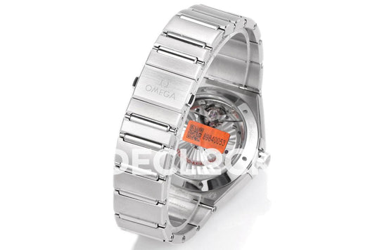 Replica Omega Constellation Co-Axial Chronometer 39mm Blue Dial in Steel |  Declock.