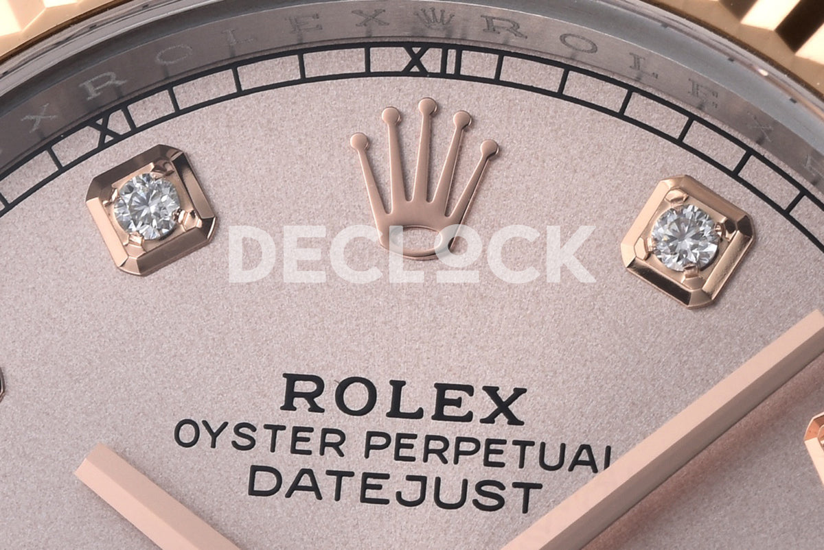 Datejust 41 126331 Pink Sundust Dial Diamond Markers in Everose/Steel on Oyster Bracelet