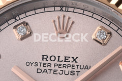 Datejust 41 126331 Pink Sundust Dial Diamond Markers in Everose/Steel on Oyster Bracelet