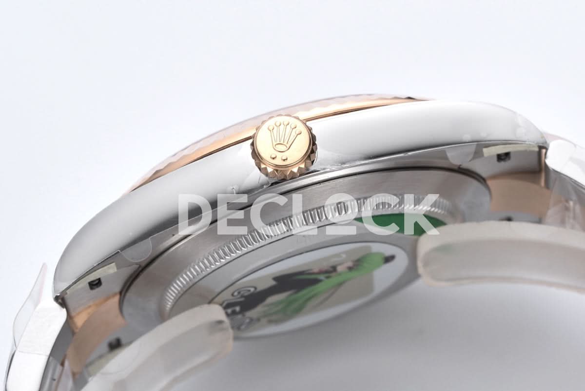 Datejust 41 126331 Chocolate Dial Stick Markers in Everose/Steel on Oyster Bracelet