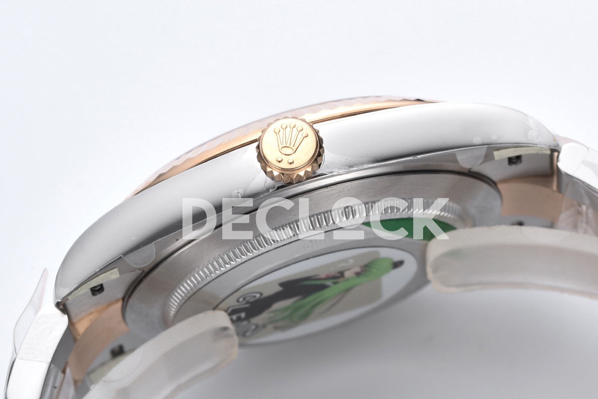 Datejust 41 126331 Pink Sundust Dial Diamond Markers in Everose/Steel on Oyster Bracelet