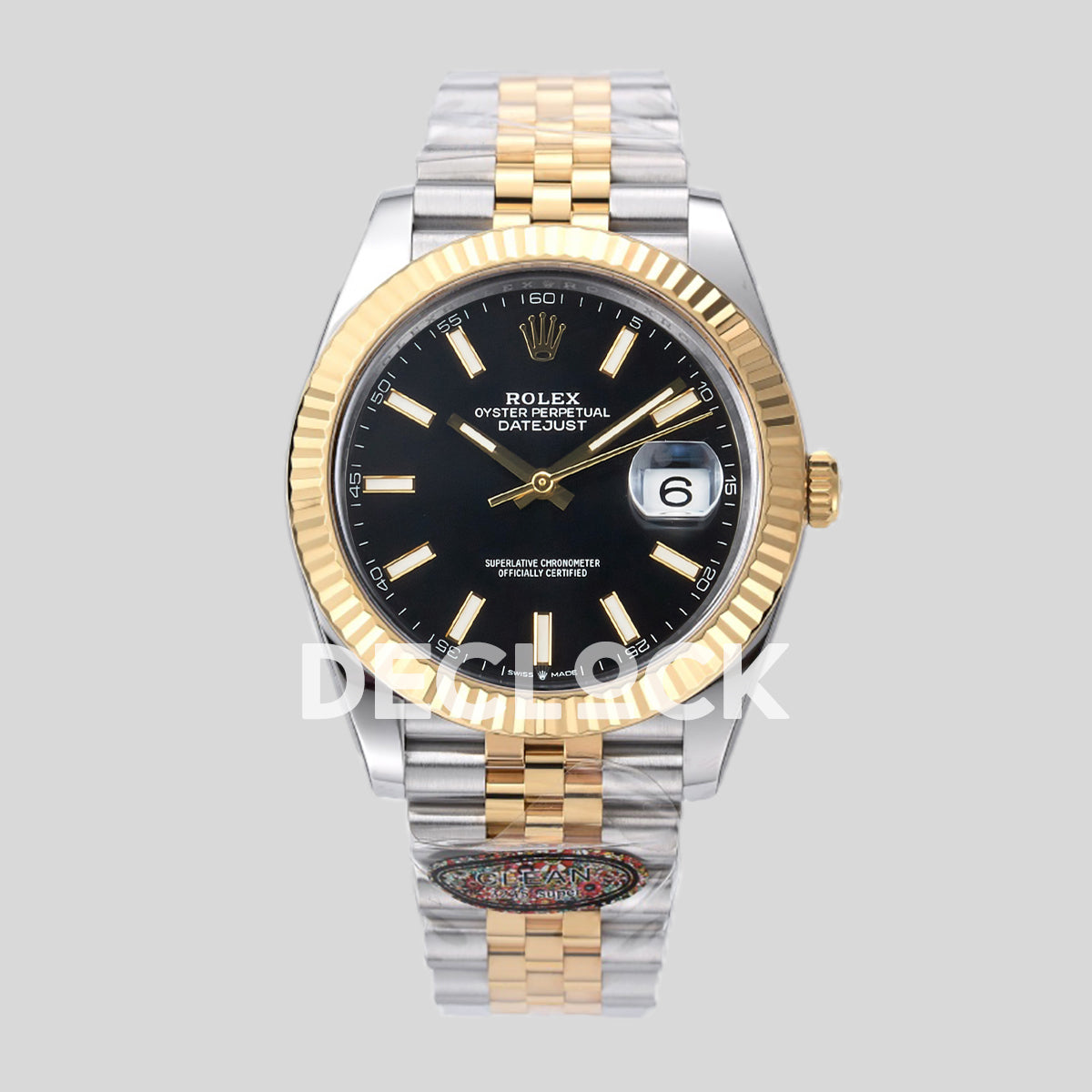 DateJust 41mm 126333 Black Stick Dial on Jubilee Bracelet
