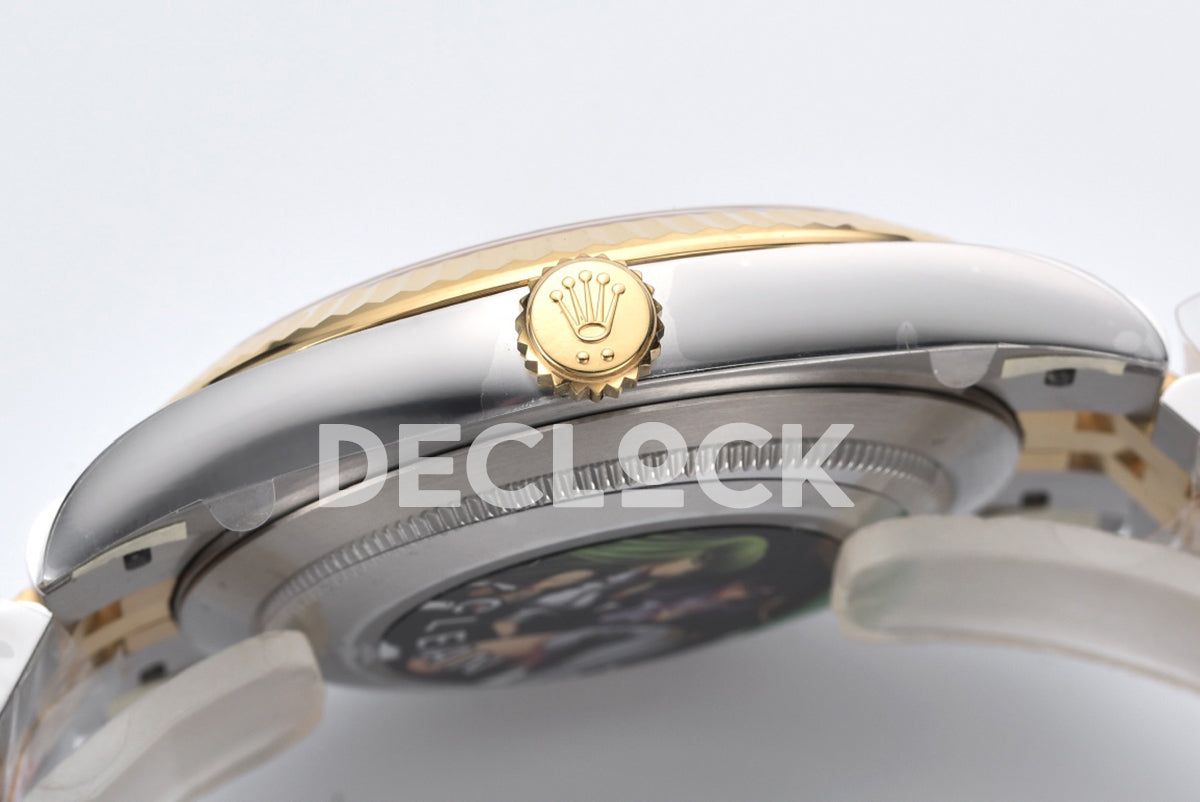 Datejust 41 126333 Champagne Motif Dial Stick Markers in Yellow/Steel on Jubilee Bracelet