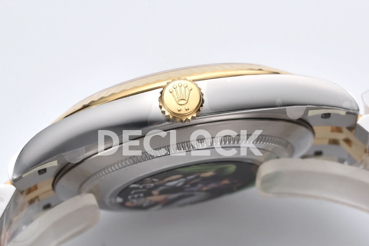Datejust 41 126333 Champagne Motif Dial Stick Markers in Yellow/Steel on Jubilee Bracelet