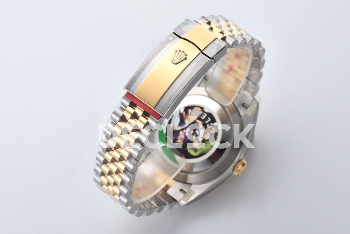 Replica Rolex Datejust 41 126333 Champagne Dial Stick Markers in Yellow/Steel on Jubilee Bracelet |  Declock.