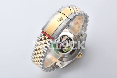 Datejust 41 126333 Champagne Motif Dial Stick Markers in Yellow/Steel on Jubilee Bracelet