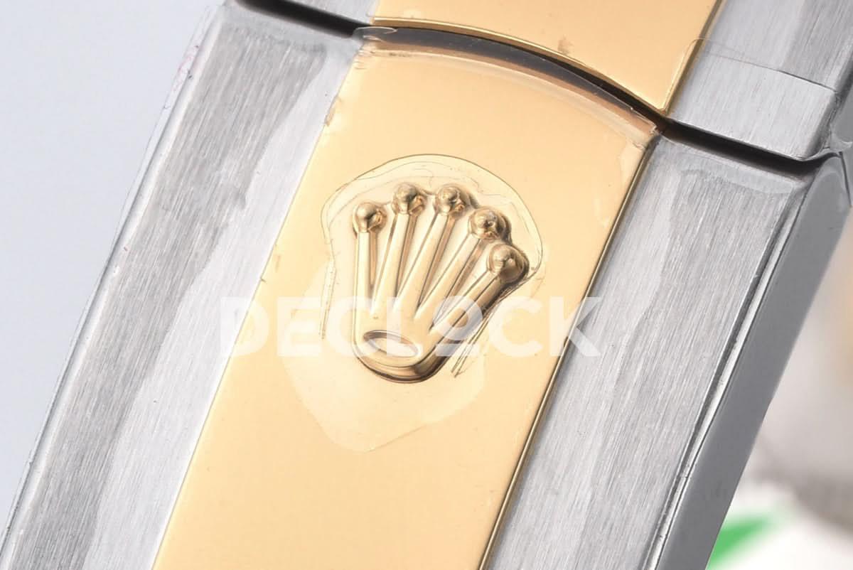 Replica Rolex Datejust 41 126333 Slate Dial Stick Markers in Yellow/Steel on Oyster Bracelet |  Declock.