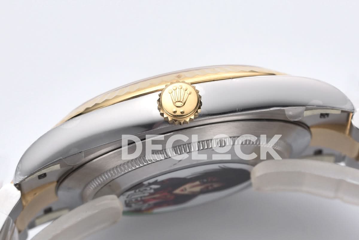 Datejust 41 126333 Slate Dial Stick Markers in Yellow/Steel on Oyster Bracelet