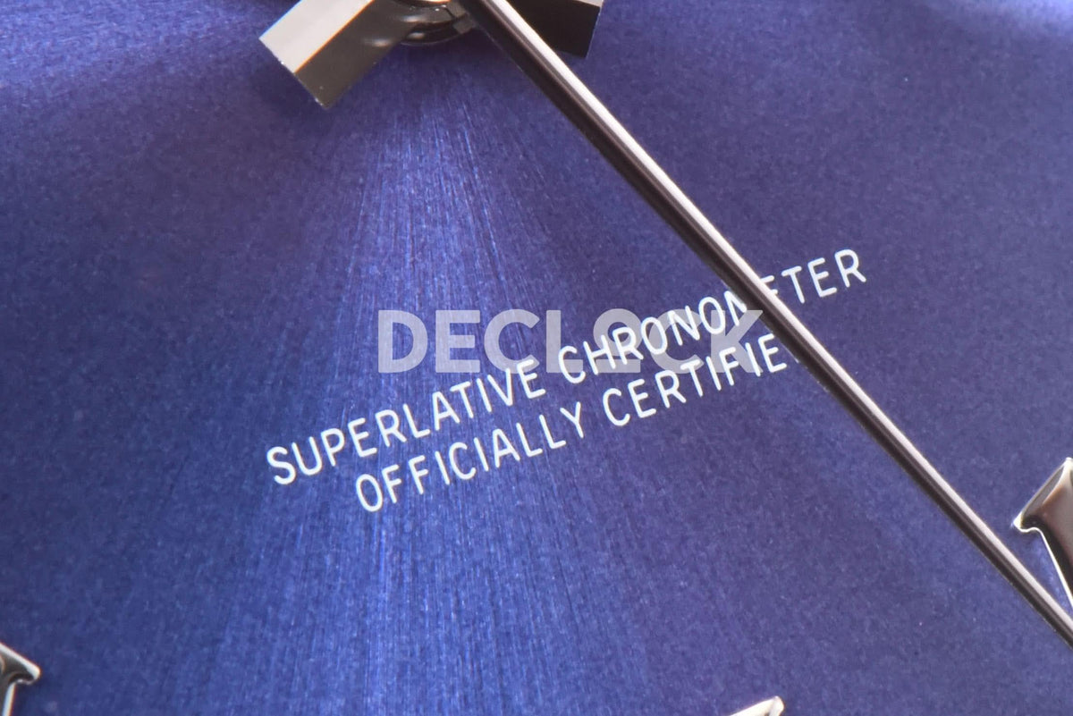 Replica Rolex Datejust 41 126334 Azzurro Blue Dial Roman Markers on Oyster Bracelet |  Declock.