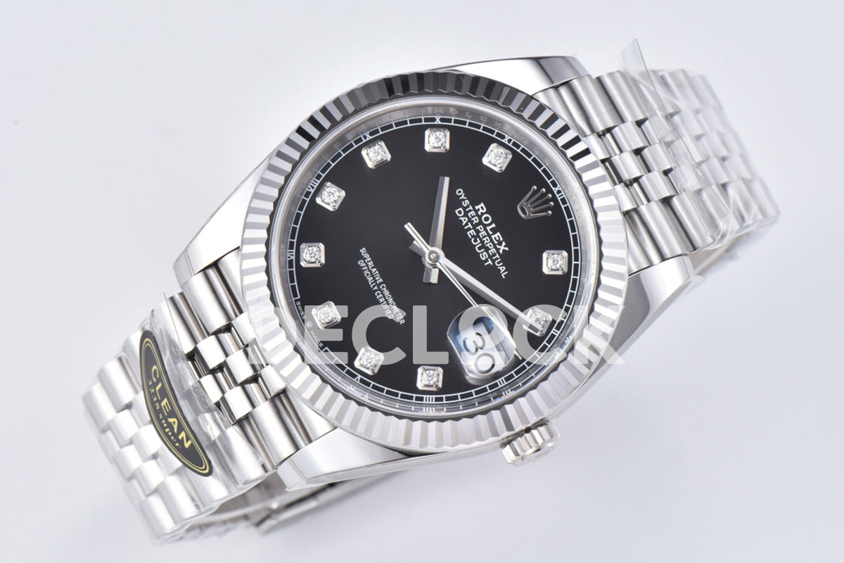 Datejust 36/41 126331 Black Dial in with Diamond Markers in Jubilee 