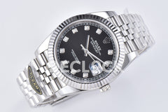 Datejust 36/41 126331 Black Dial in with Diamond Markers in Jubilee 