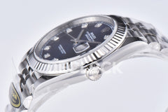 Datejust 36/41 126331 Black Dial in with Diamond Markers in Jubilee 