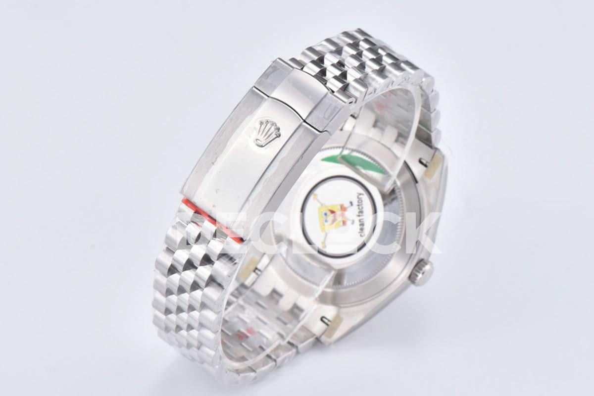 Replica Rolex Datejust 41 126334 Bright Blue Dial Diamond Markers on Jubilee Bracelet |  Declock.