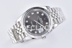 Datejust 36/41 126331 Black Dial in with Diamond Markers in Jubilee 
