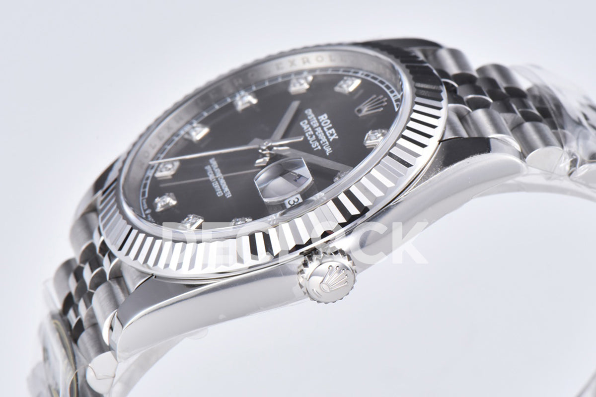 Datejust 36/41 126331 Black Dial in with Diamond Markers in Jubilee 