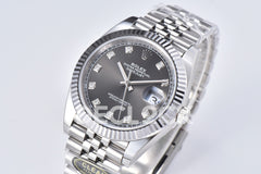 Datejust 36/41 126331 Black Dial in with Diamond Markers in Jubilee 