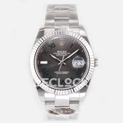 Datejust 36/41 126331 Black Dial in with Diamond Markers in Jubilee 