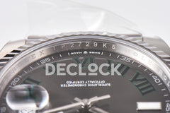 Datejust 36/41 126331 Black Dial in with Diamond Markers in Jubilee 