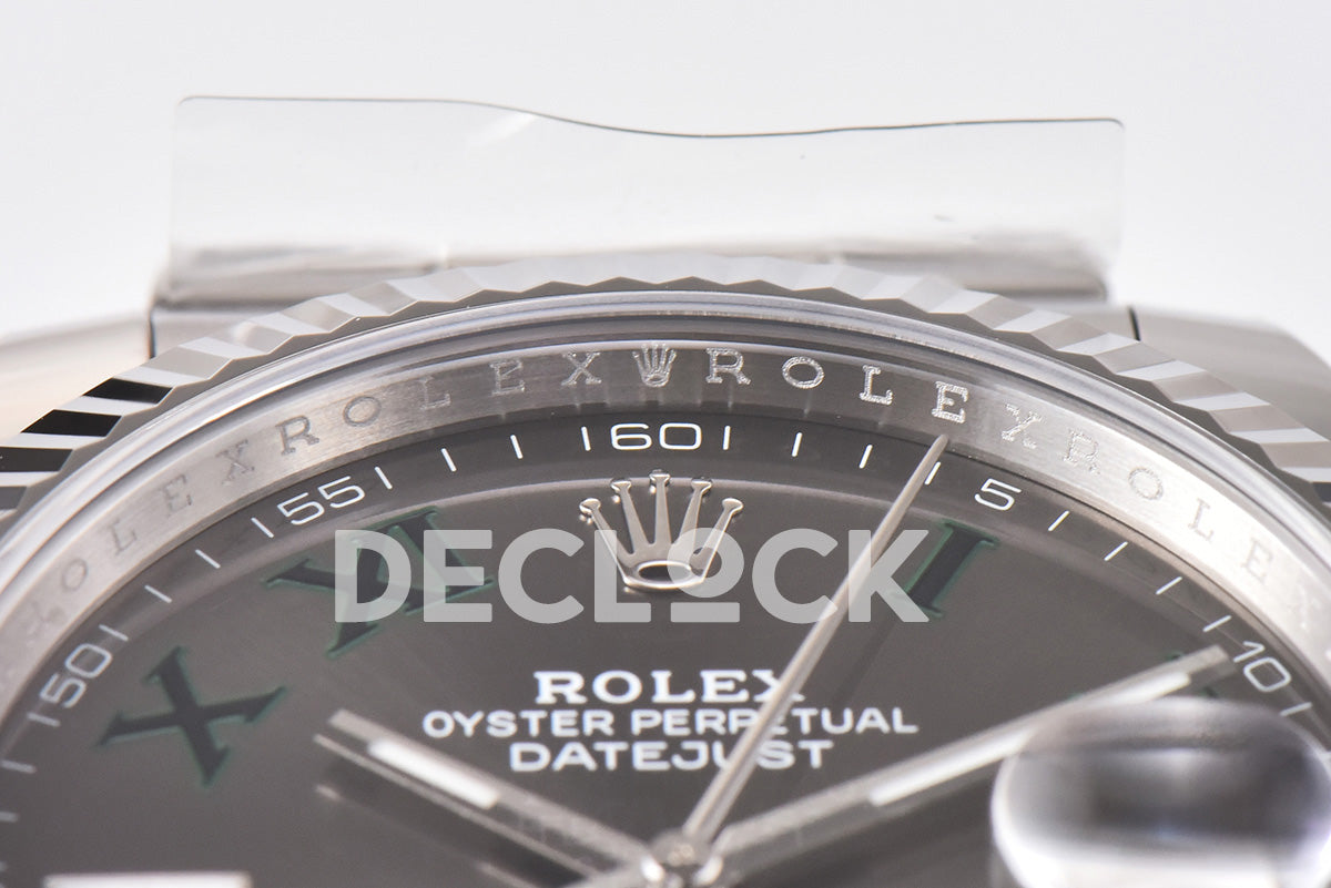 Datejust 36/41 126331 Black Dial in with Diamond Markers in Jubilee 